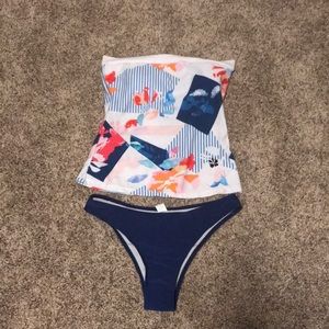 Two piece swim suit